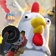 全明星角色上帝视角吃鸡对决