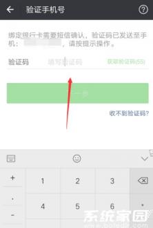 短信验证界面示意图