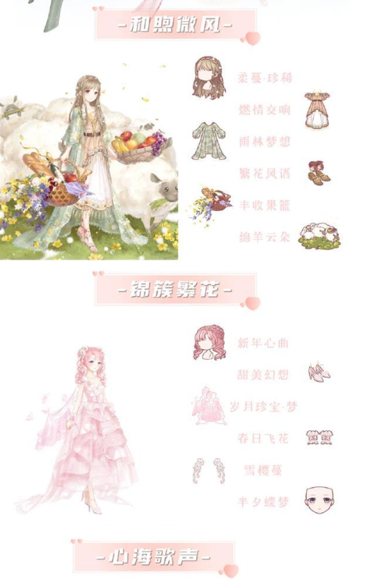 奇迹暖暖绮年之约主题搭配方案解析