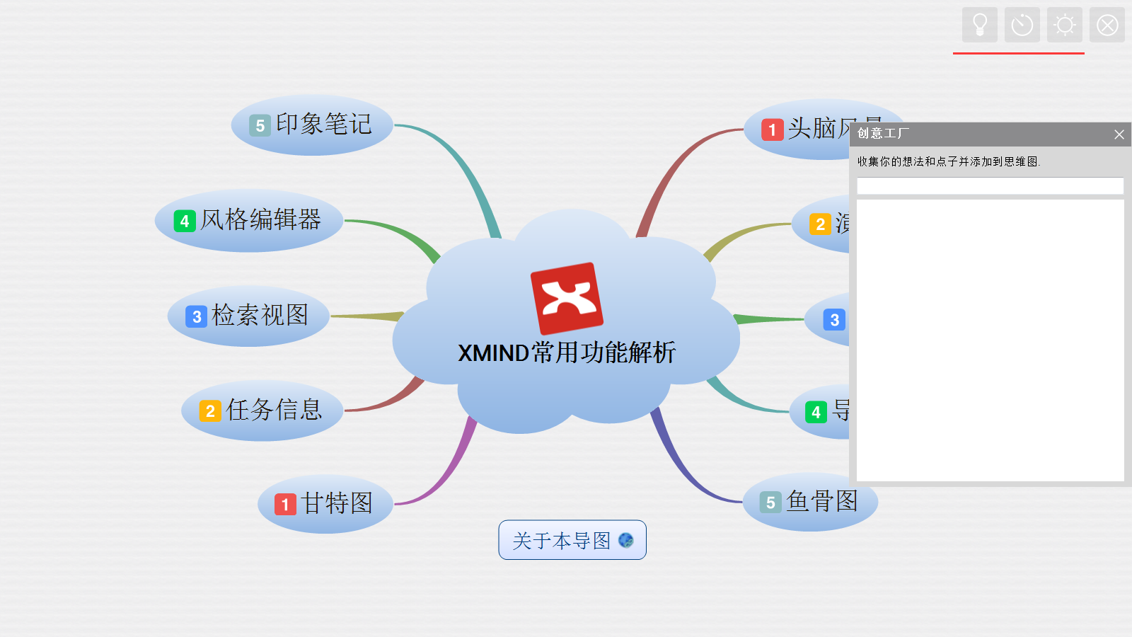 头脑风暴模式界面