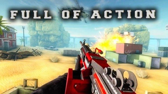 u6c99u6f20u67aau624bu6218u573au6e38u620f(Desert Gunner Battlefield Machine Gun Game)